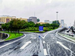 长春西解放立交桥第一阶段维修加固改造完工