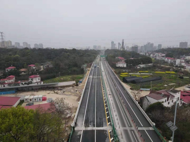 九江五里高架桥应急加固改造项目完工实现双幅通车