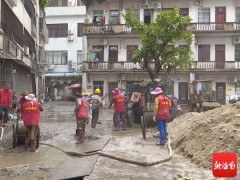 海口美兰区博爱街道18个老旧小区改造总体进度过半